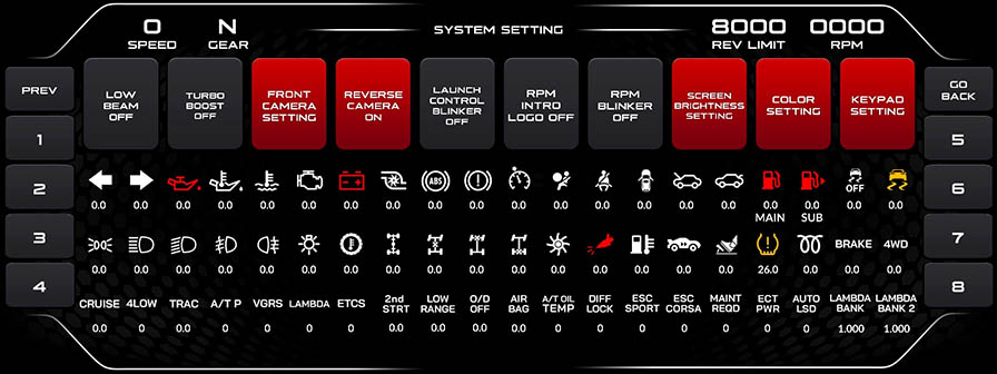 Lambo Setting Page 2
