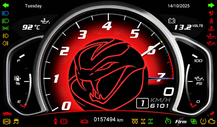 Dodge Viper SRT E10 Screen 2