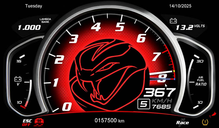 Dodge Viper SRT E10 Screen 20