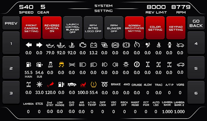 Dodge Viper SRT E10 Screen 24