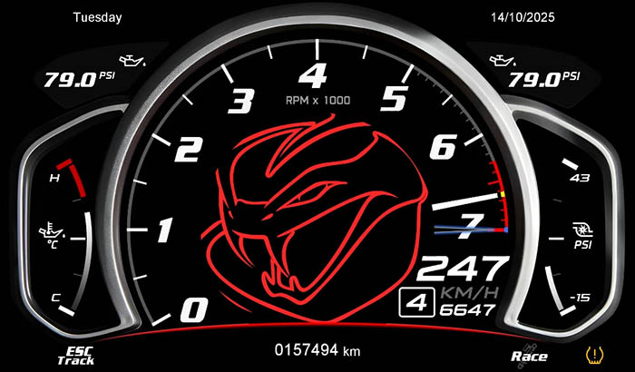 Dodge Viper SRT E10 Screen 4