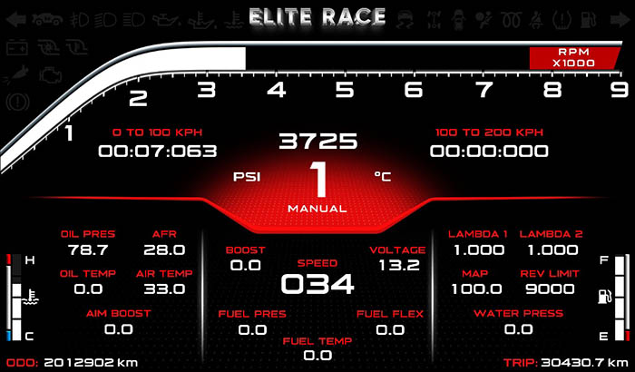 Elite Race E10 Screen 0 2