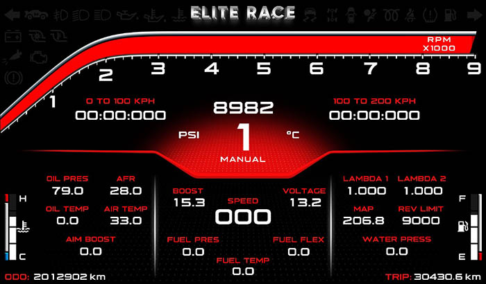 Elite Race E10 Screen 0 3
