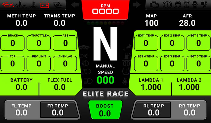Elite Race E10 Screen 12 4