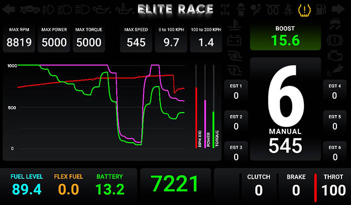 Elite Race E10 Screen 15 2