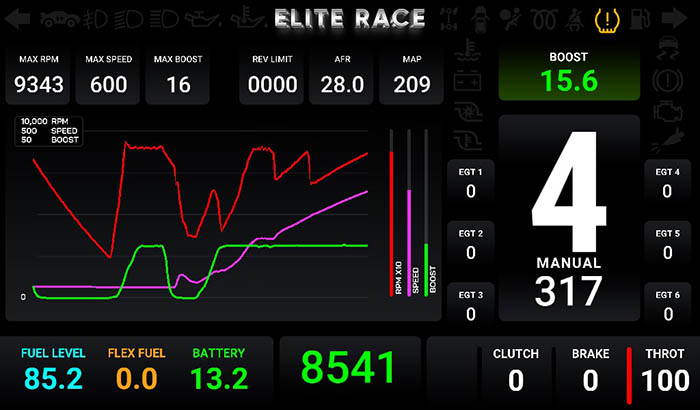 Elite Race E10 Screen 15 3