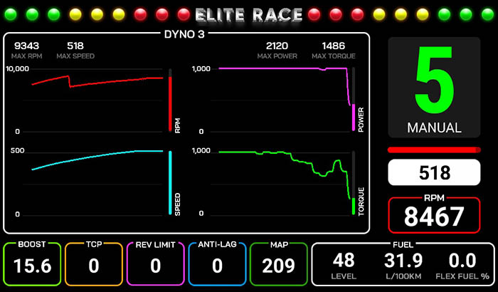 Elite Race E10 Screen 4 3