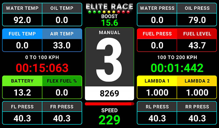 Elite Race E10 Screen 5 2