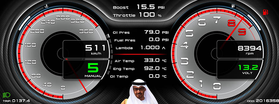 Our ruler of UAE E 12 3 0 3