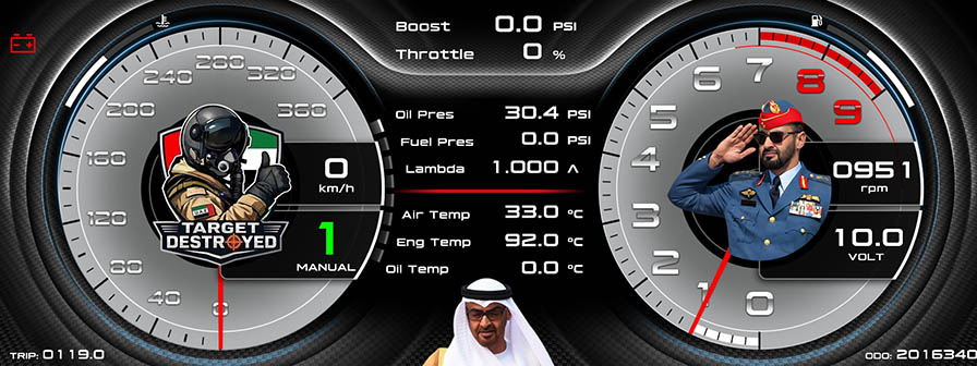 Our ruler of UAE E 12 3 0