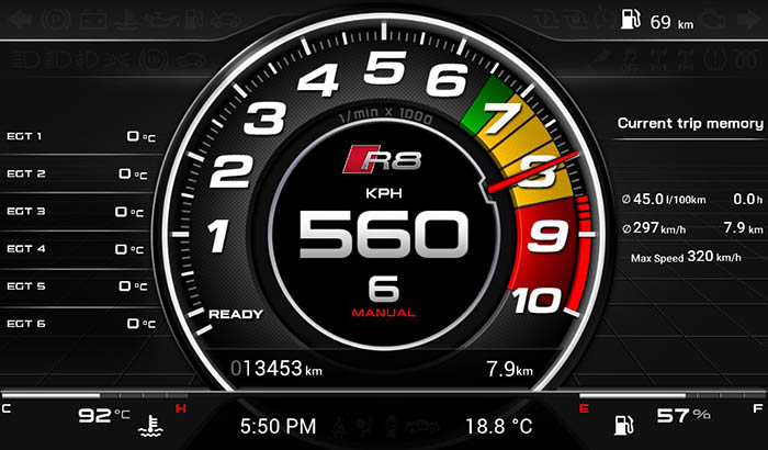 Audi R8 Screen 1 10