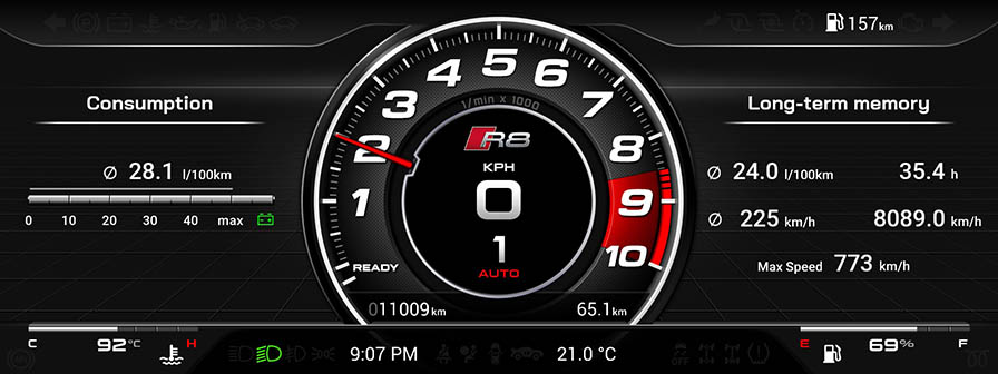 Audi R8 Screen 1 11