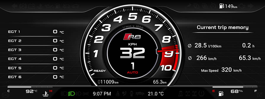 Audi R8 Screen 1 12