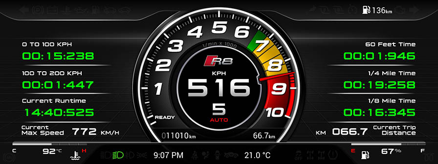 Audi R8 Screen 1 13