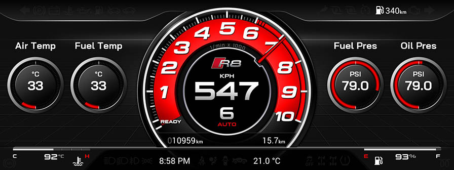 Audi R8 Screen 1 3