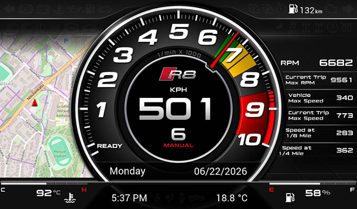 Audi R8 Screen 1 4