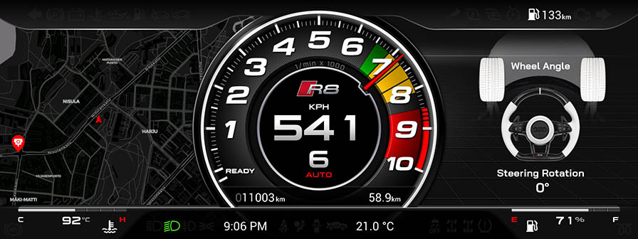 Audi R8 Screen 1 7
