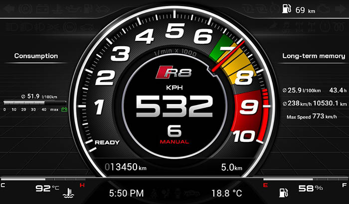 Audi R8 Screen 1 9