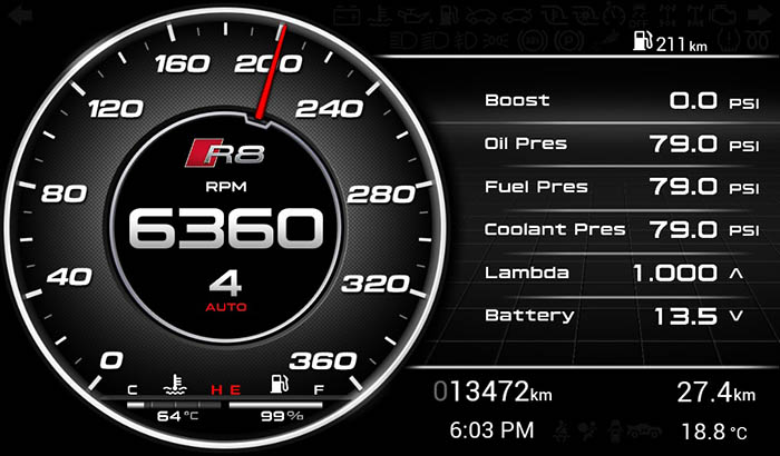 Audi R8 Screen 2 10