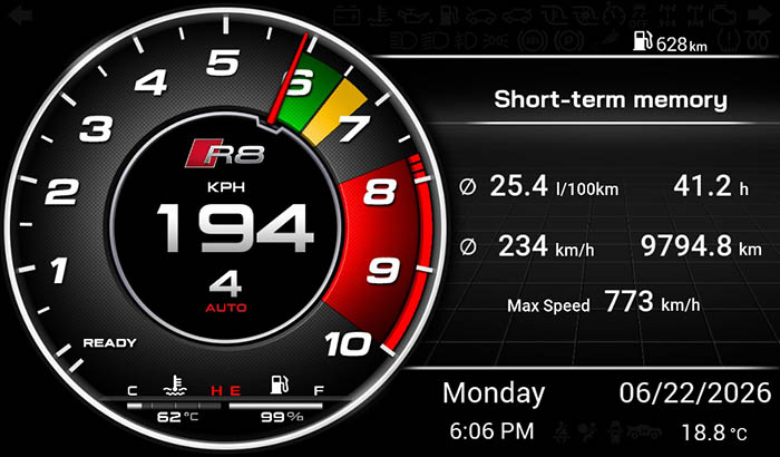 Audi R8 Screen 2 13