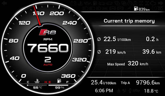 Audi R8 Screen 2 15