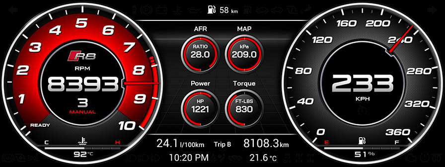 Audi R8 Screen 2 3