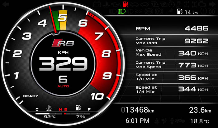 Audi R8 Screen 2 7