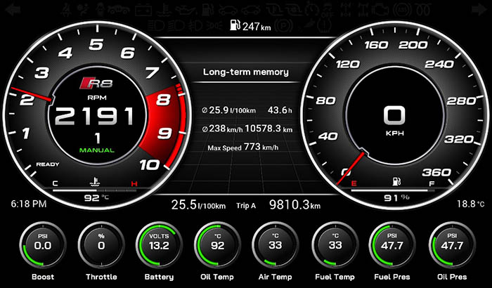 Audi R8 Screen 3 11