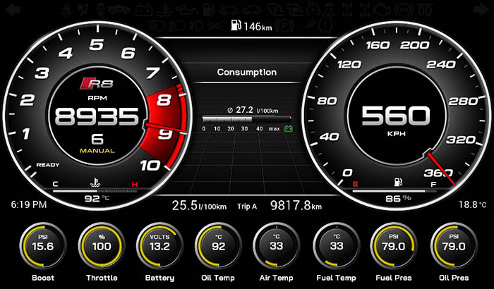 Audi R8 Screen 3 13