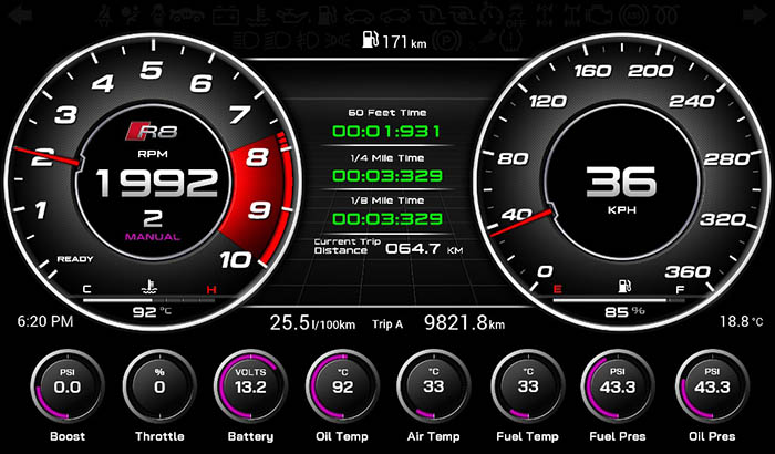 Audi R8 Screen 3 16