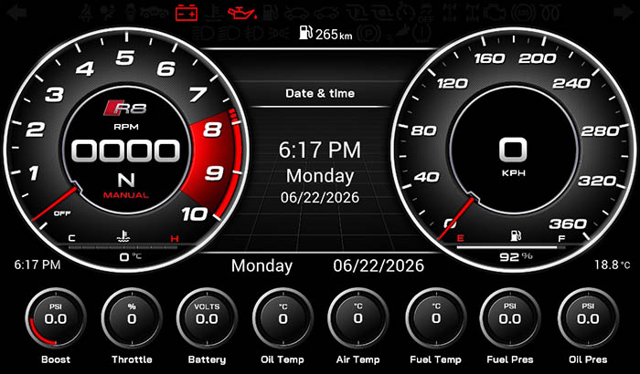 Audi R8 Screen 3 9