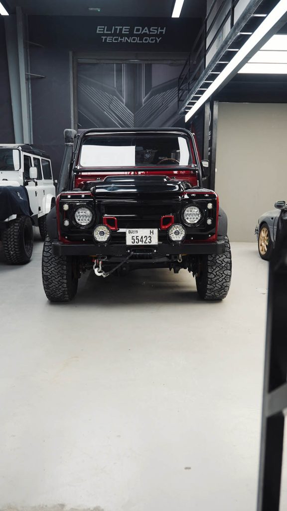 Land rover red 1 1 2