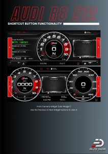 Audi R8 E12 Shortcut Button Front Camera Widget