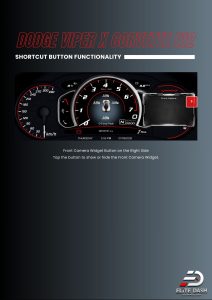 Dodge Viper x Corvette E12 Shortcut Button Front Camera Widget