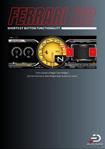 FERRARI E12 Shortcut Button Front Camera Widget