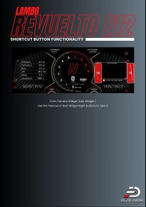 Lambo Revuelto E12 Shortcut Button Front Camera Widget