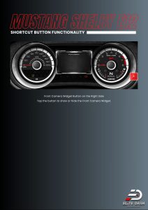 Mustang Shelby E 12 Shortcut Button Front Camera Widget