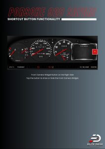 Porsche 928 Safari E12 Shortcut Button Front Camera Widget