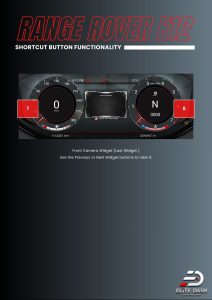 Range Rover Package E12 Shortcut Button Front Camera Widget