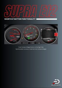 SUPRA E12 Shortcut Button Front Camera Widget